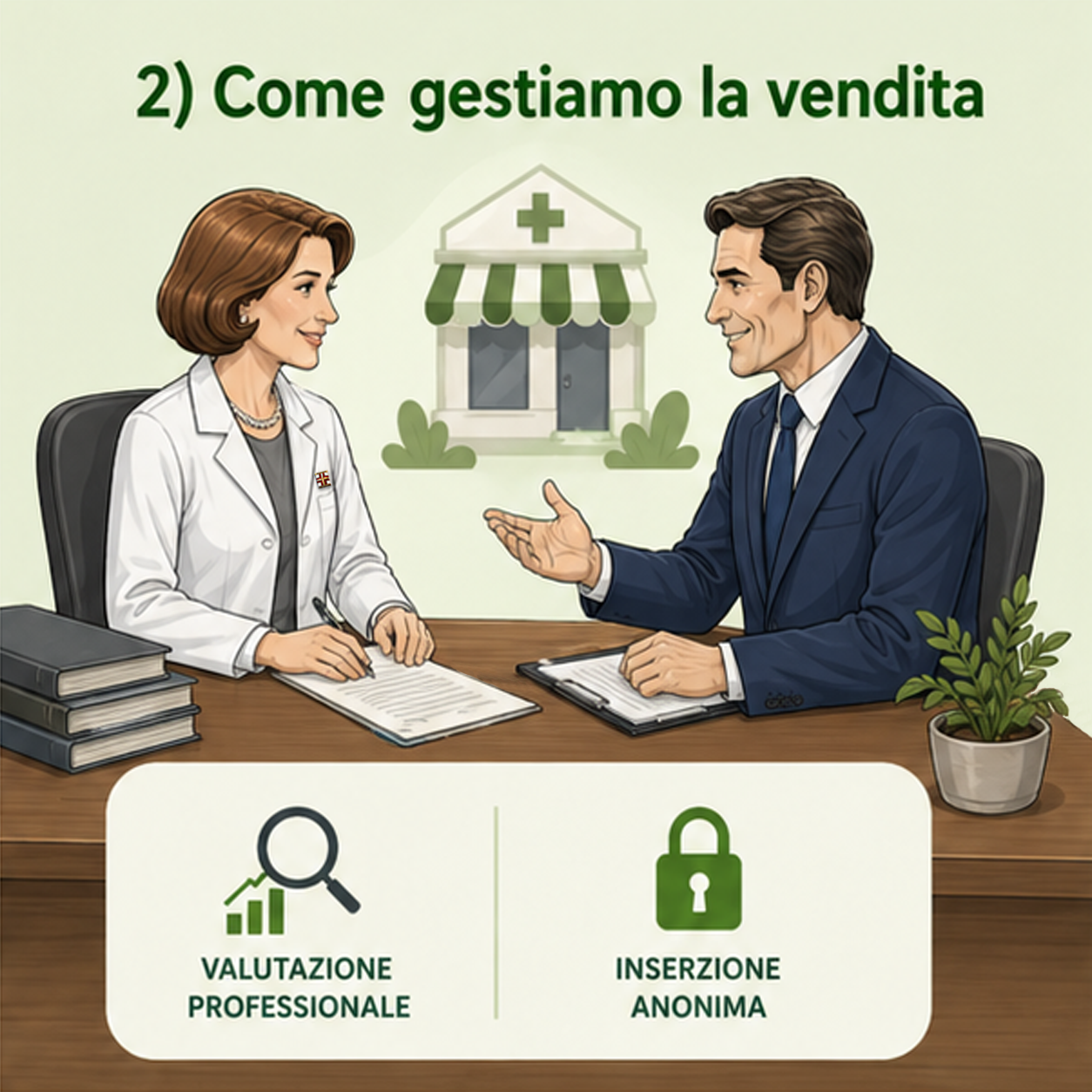 Come vendere una farmacia: valutazione professionale e inserzione anonima
